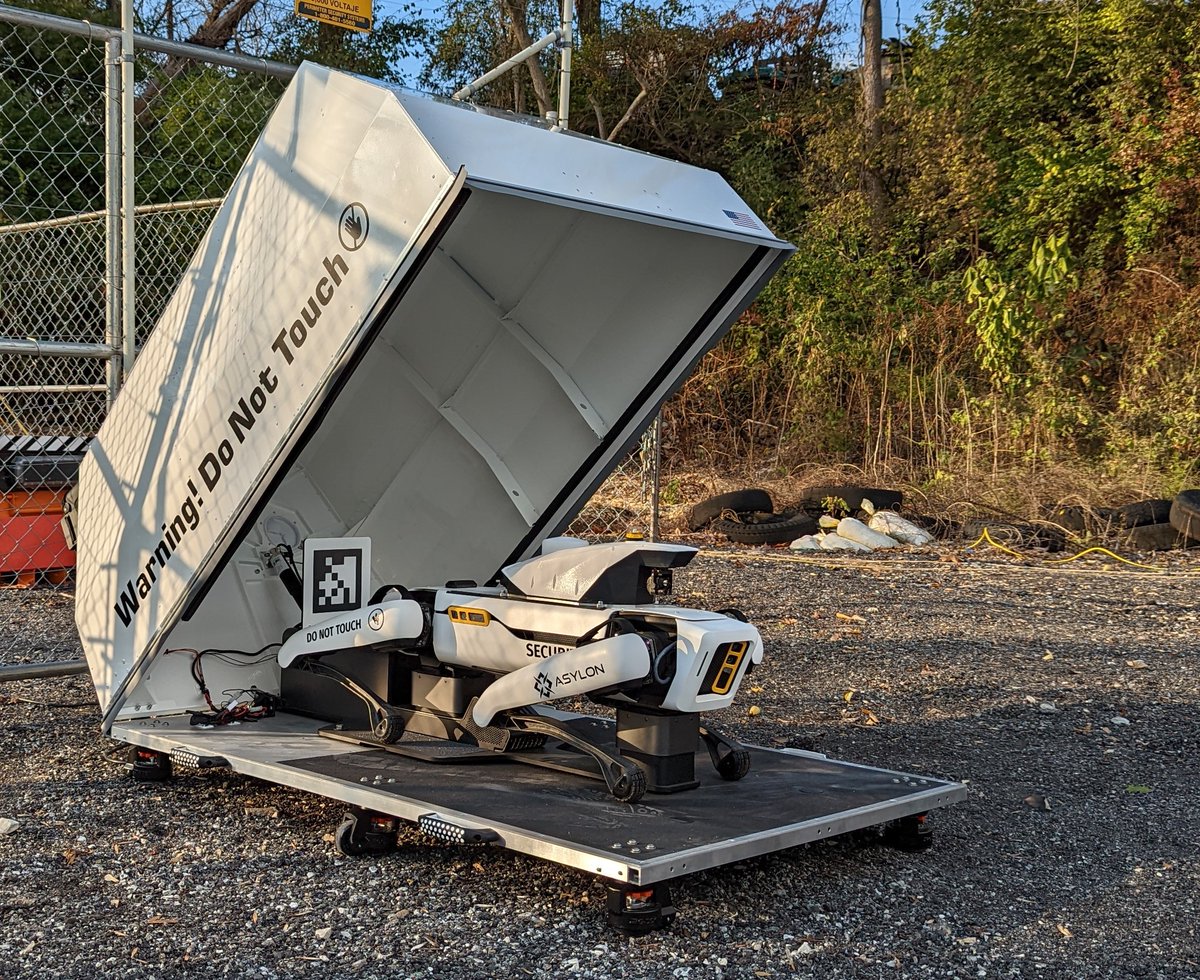 asylonrobotics's tweet image. Recent headlines highlight the deployment of robotic dogs to safeguard critical locations. These robots aren’t just gadgets—they’re a glimpse into the transformative power of automation in security.
#SecurityRobotics #RoboticDogs #DronesInSecurity
