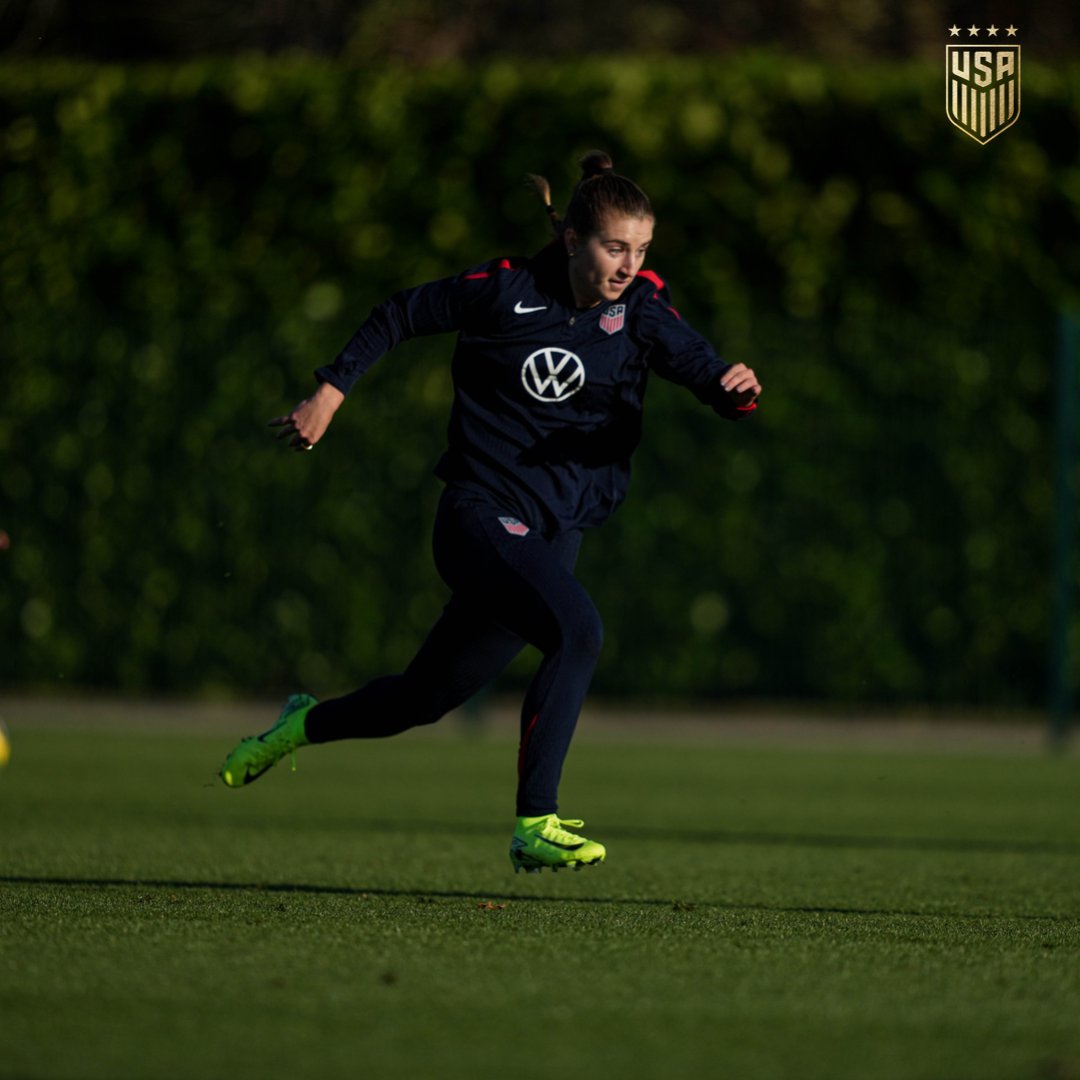 USWNT's tweet photo. Fresh off the 2024 U20 Women's World Cup, @allysentnor is campin' with the senior team for the first time ⛺️ https://t.co/BzpYUtAc9P