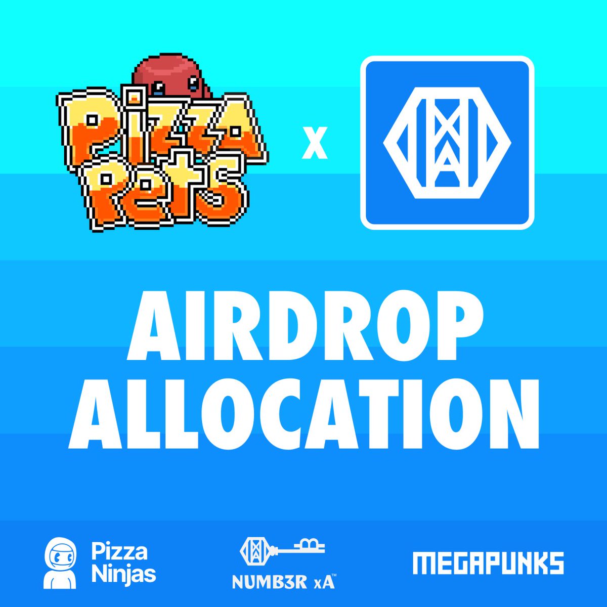 NUMB3R xA (@numb3rxa) on Twitter photo Collection Ø holders!
We’ve secured an allocation for our community!
Thrilled to announce a collaboration with <a href="/Pizza_Ninjas/">Pizza Ninjas</a> & <a href="/MegaPunks_BTC/">MegaPunks</a> on their upcoming <a href="/Pizza_Pets/">Pizza Pets Game</a> airdrop. 🗝️ Collection Ø holders!
We’ve secured an allocation for our community!
Thrilled to announce a collaboration with <a href="/Pizza_Ninjas/">Pizza Ninjas</a> & <a href="/MegaPunks_BTC/">MegaPunks</a> on their upcoming <a href="/Pizza_Pets/">Pizza Pets Game</a> airdrop. 🗝️