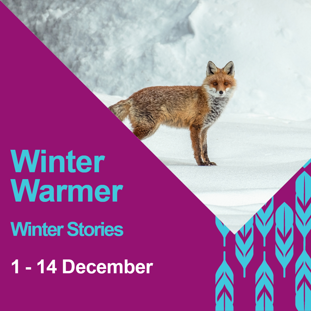 🎅Our annual Winter Warmer returns 1 – 14 December with events and activities inspired by the theme of ‘Winter Stories’.

From Shakespearian storytelling to family friendly film screenings and jazz concerts to comedy nights, everyone is invited to join this free programme!