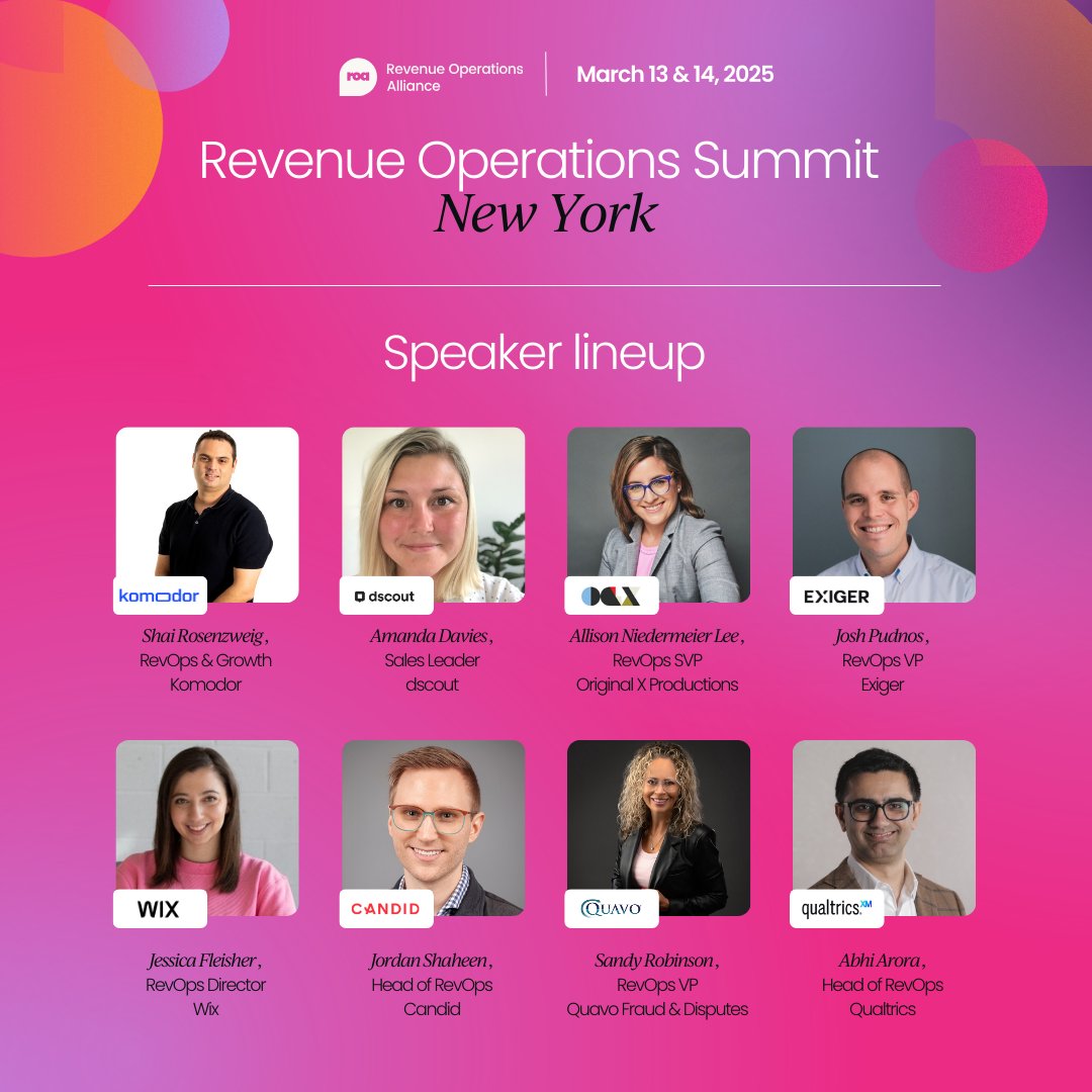 _revopsalliance's tweet photo. Start spreading the news… Revenue Operations Summit is back in town, March 13-14 🗽

Join 100+ revenue leaders in the Big 🍎!

🎟️ Register &amp; save: https://t.co/Ca6nXGiorl

📖 Grab your brochure: https://t.co/NhdsC3x09F

🧐 Check out the agenda: https://t.co/KpGD0d4iIr https://t.co/5XYMbGISnH