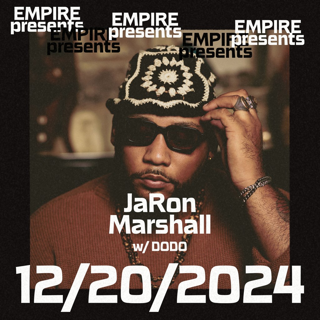 JUST ANNOUNCED! JaRon Marshall is taking over the Control Room with DODO and Aly Rosa on 12/20! 

Get your tickets on sale NOW - wl.seetickets.us/event/jaron-ma…