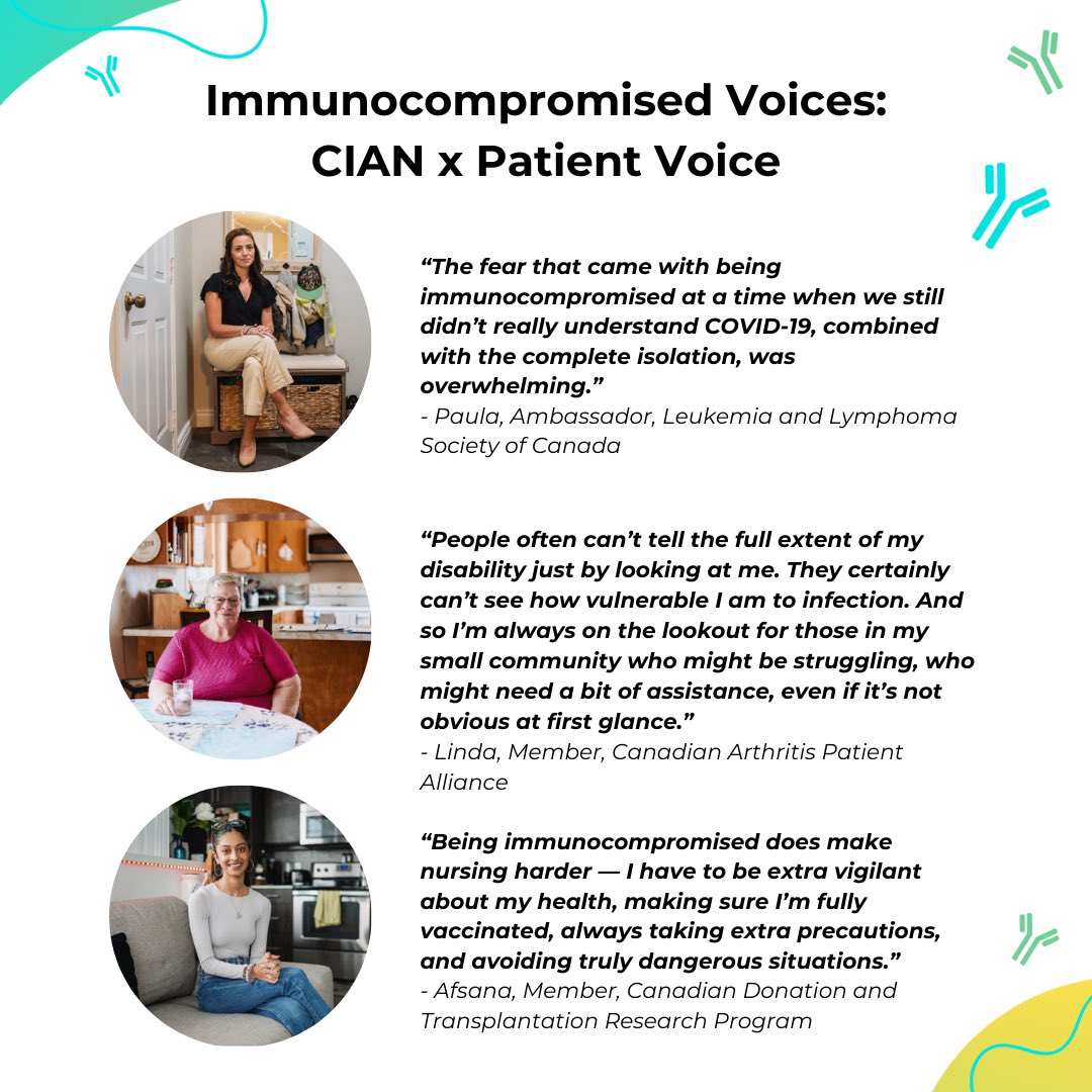 Canadian Immunocompromised Advocacy Network (CIAN) tweet media