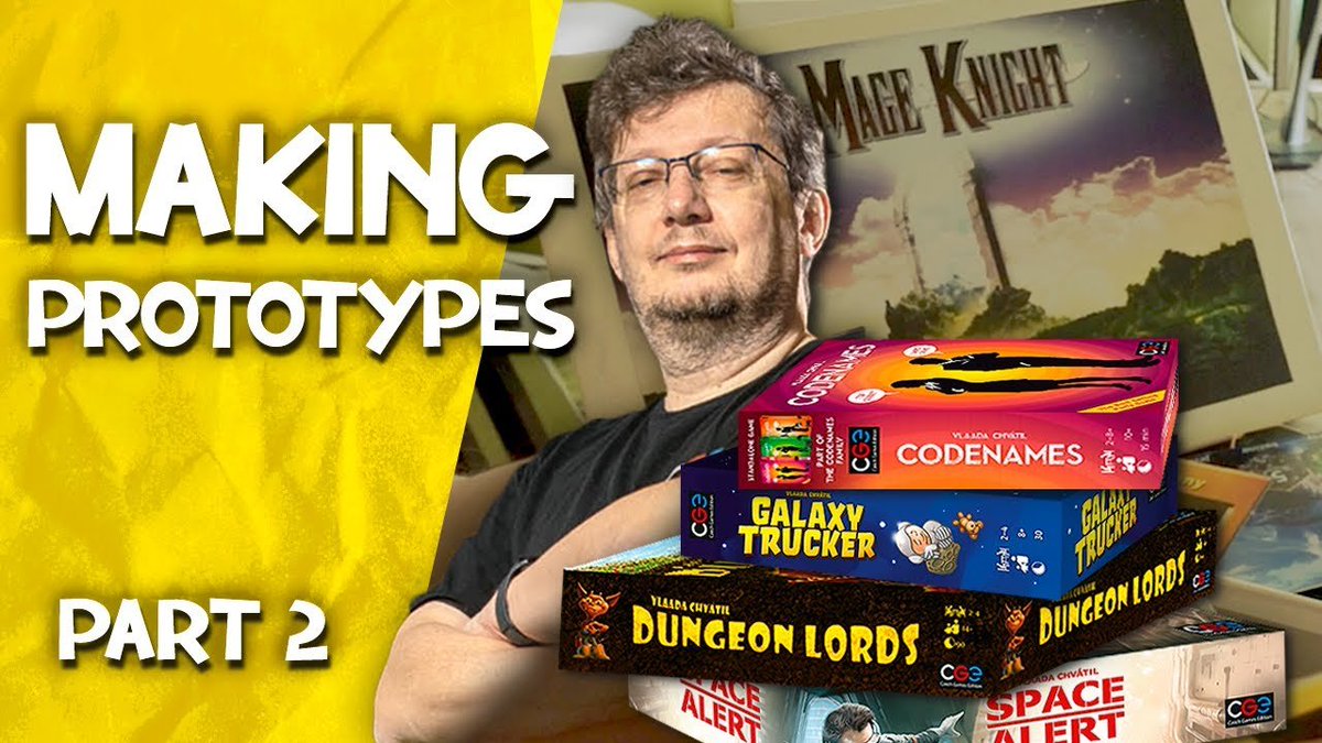 czechgames's tweet image. It’s time for episode 2 of our new #MakingPrototypes series! 🎥🤩

Today you’ll have the chance to learn more about the creative process of the one and only Vlaada Chvátil—the designer of Codenames, Through the Ages, Galaxy Trucker, and many more titles! 📐⚙️

What is your…