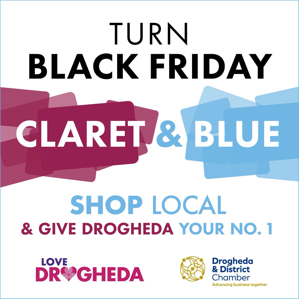 #ElevatingDrogheda #ShopLocal #ClaretandBlue #LoveDrogheda
<a href="/Louthchat/">#LouthChat</a>