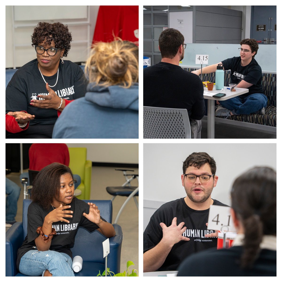 sbulibraries's tweet image. Did you miss our Human Library event this year? Take a look back and see.
#HumanLibrary #UnjudgeSomeone @TheHumanLibrary
library.stonybrook.edu/2024/11/26/hum…