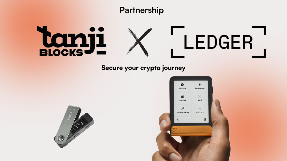 🎉 Exciting news for #Tanjiblocks traders! We've partnered with <a href="/Ledger/">Ledger</a> to bring you exclusive discounts AND Bitcoin rewards! 🪙

🛒 From Nov 21, 4 PM CET to Dec 5, 4 PM CET: 🔒 get $70 in Bitcoin with Ledger Flex™
✨ -40% on Nano S Plus™ &amp; Nano X™ Colors
🎨 -25% on Nano S