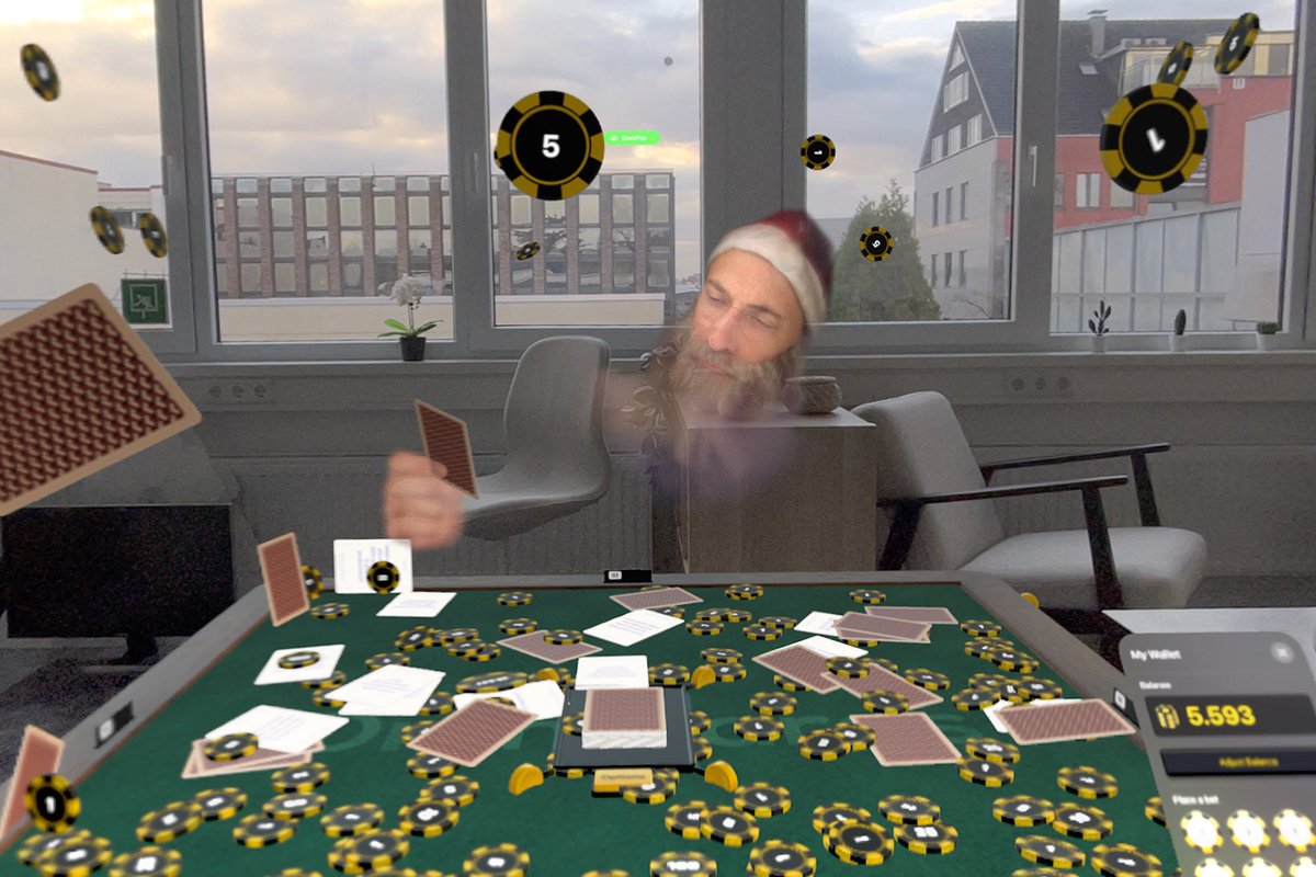 POV: You’re playing a serious game of virtual Poker with Santa Claus on <a href="/OmniCardsApp/">OmniCards</a>