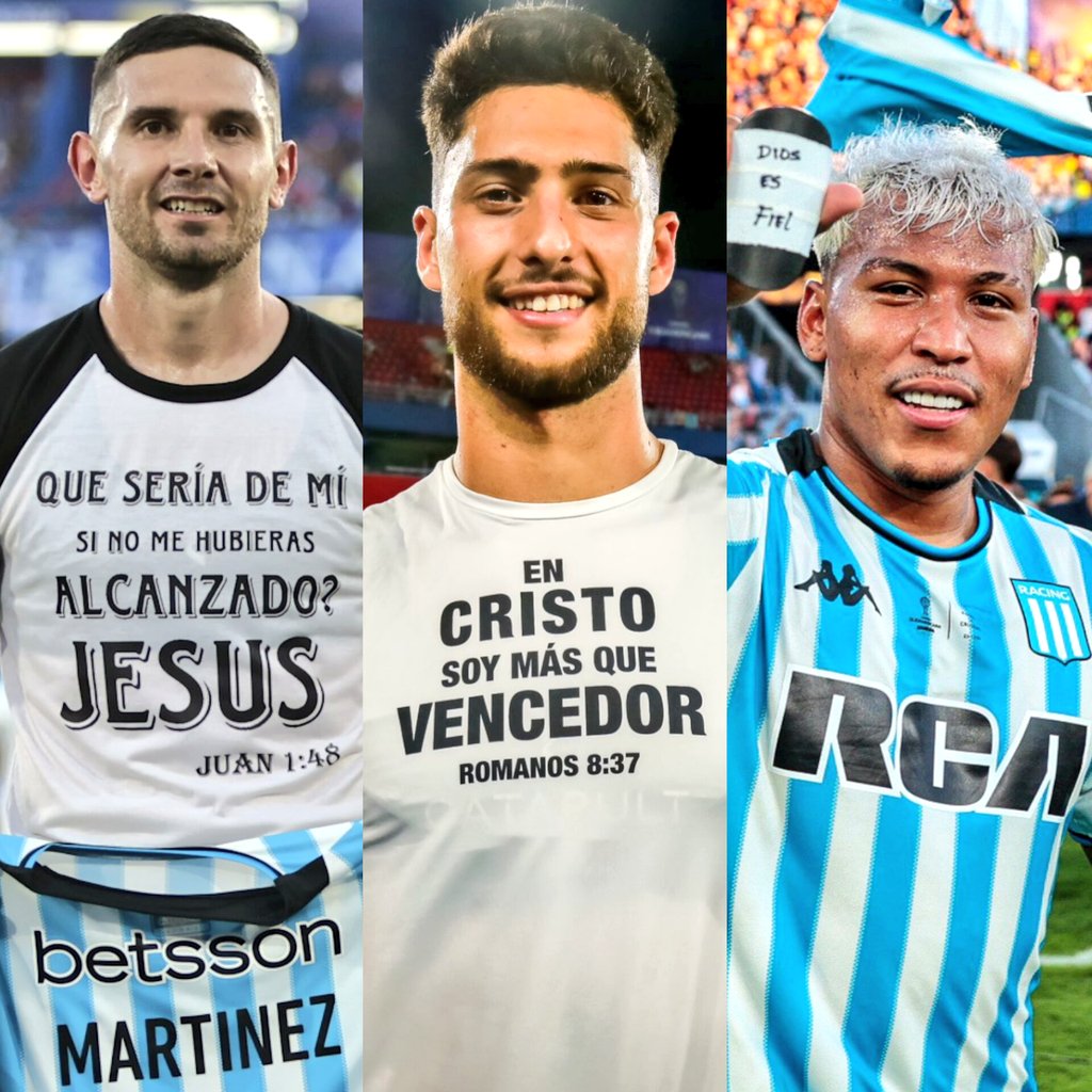 DIOS ES DE #RACING 💙🙏