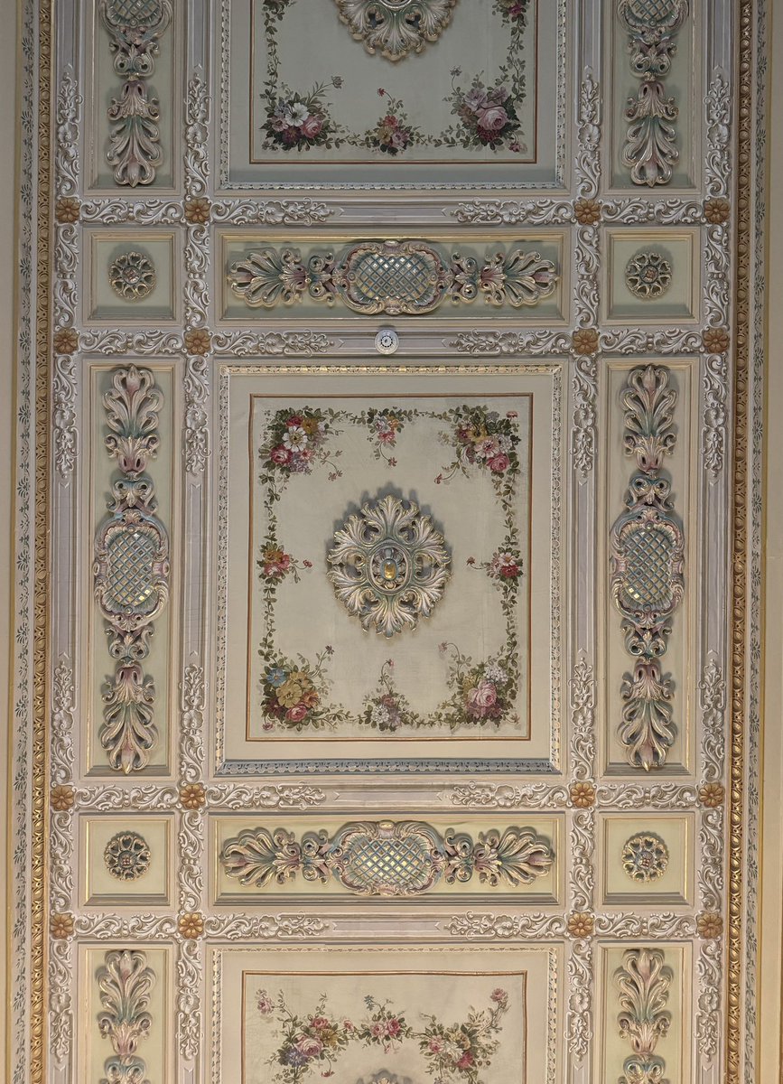 Kalemişleri, süslemeler ve eşsiz çizimleriyle Dolmabahçe Sarayı’nda tavan süslemeleri💫