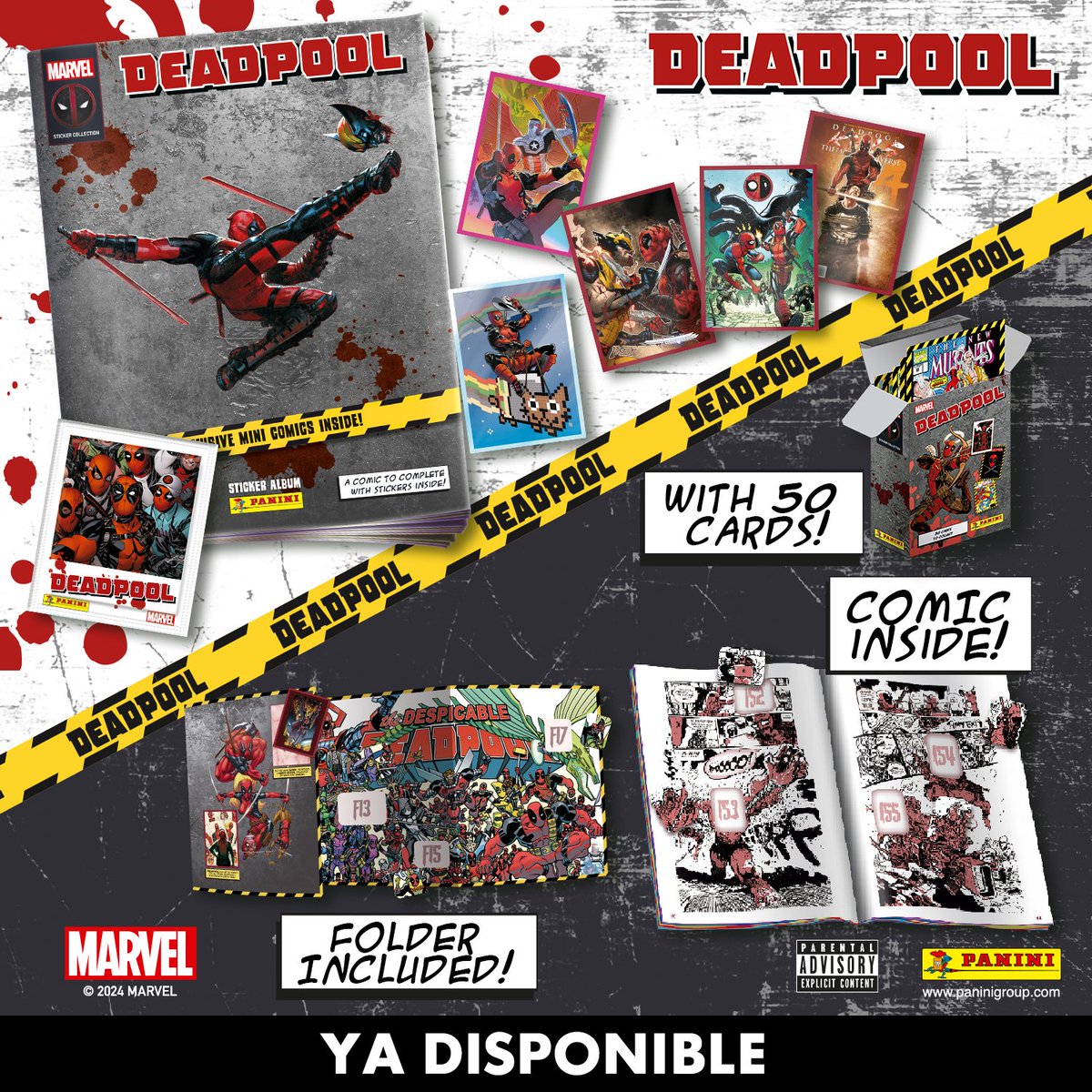 ¡📷 ¡Atención, fans de Marvel! ¡El momento que esperaban ha llegado! 📷
📷 ¡Bienvenido al universo caótico e irreverente de Deadpool! 📷
Estamos encantados de presentar nuestra nueva colección de stickers dedicada a uno de los héroes más queridos en el mundo del cómic.
📷 Lo más