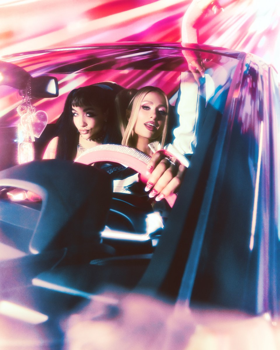 ParisHilton's tweet photo. So proud of the love the #WithoutLove music video is getting! Love my sis @MariaBecerra 💖✨ Watch it now: https://t.co/giwDeYhAyt https://t.co/fqqtV7Rwjz