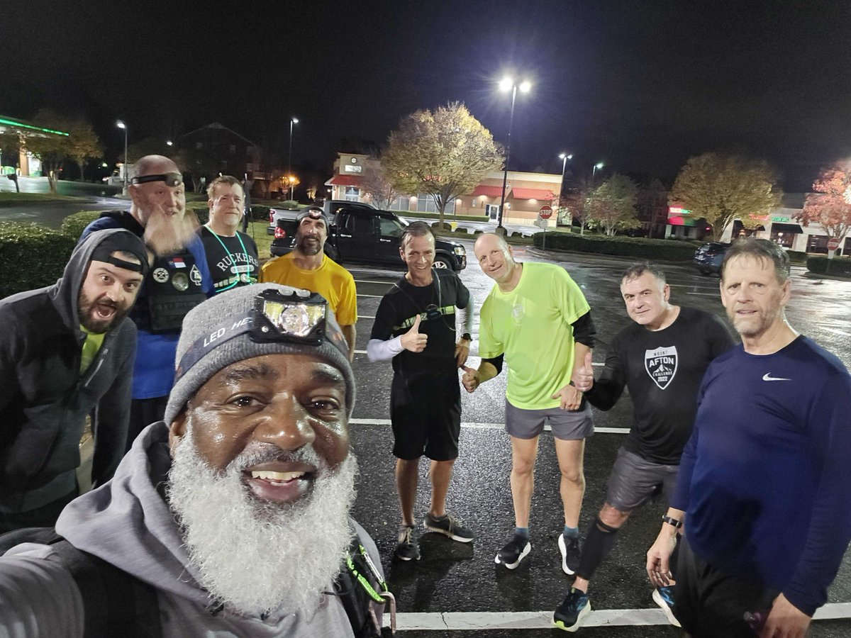 F3MintHill's tweet image. Ten of us started at 0445 and five more joined us at 0530 for a terrific, rainy RPG as we walked and rucked about town for a bit under Motown’s direction.  It was awesome #F3Counts @F3Nation