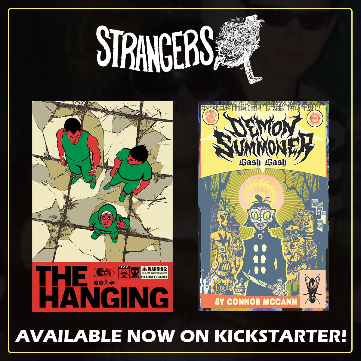 Strangers.bsky.social (@strangers_zine) on Twitter photo Hey all! We've got just 5 days left on our Winter Publishing Line featuring new books by <a href="/connor_comics/">Connor McCann</a> and <a href="/AaronLosty/">@aaronlosty.bsky.social</a>! We're 96% to our goal, or less than $400. Any support to help get this over the line would be greatly appreciated <3 Hey all! We've got just 5 days left on our Winter Publishing Line featuring new books by <a href="/connor_comics/">Connor McCann</a> and <a href="/AaronLosty/">@aaronlosty.bsky.social</a>! We're 96% to our goal, or less than $400. Any support to help get this over the line would be greatly appreciated <3