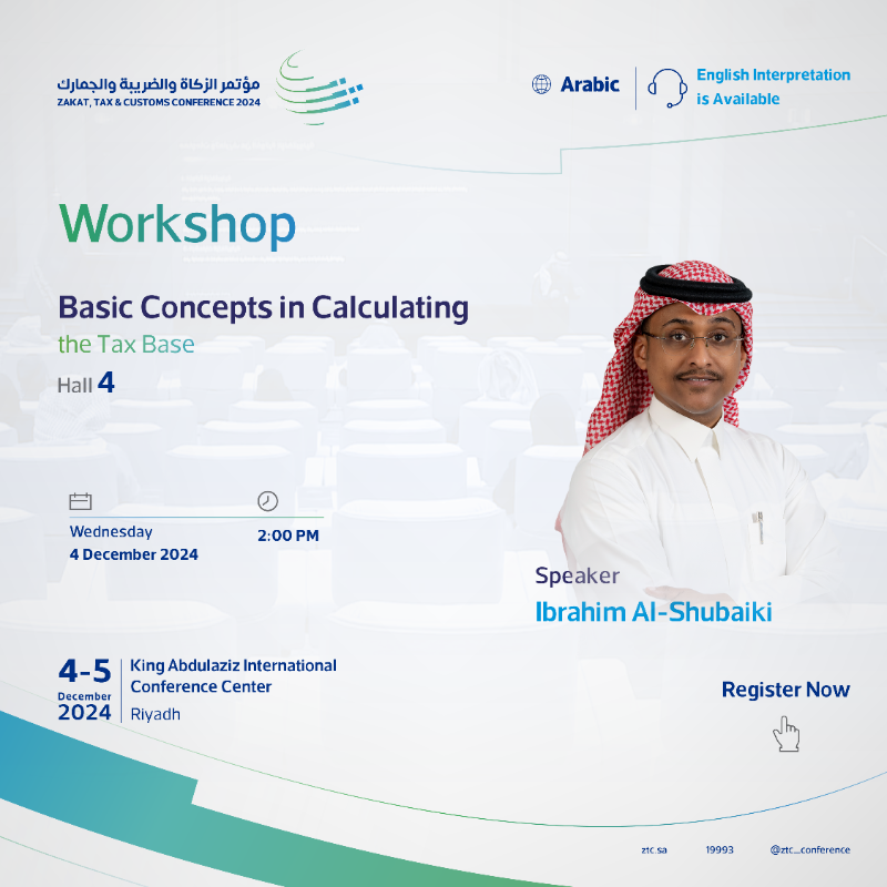 ZTC_Conference's tweet photo. Register for the “Basic Concepts in Calculating the Tax Base“ workshop, one of the featured workshops at #ZTC_Conference.
