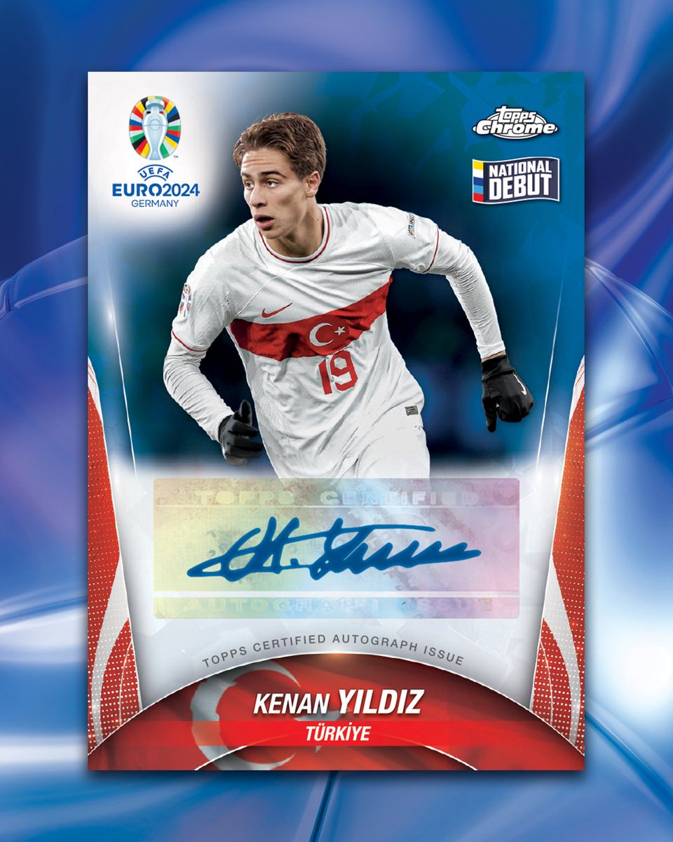 Topps_UK's tweet image. Topps Chrome UEFA EURO 2024™️ Sapphire Edition is out now with each box including a guaranteed Chrome Sapphire Autograph card! 💎