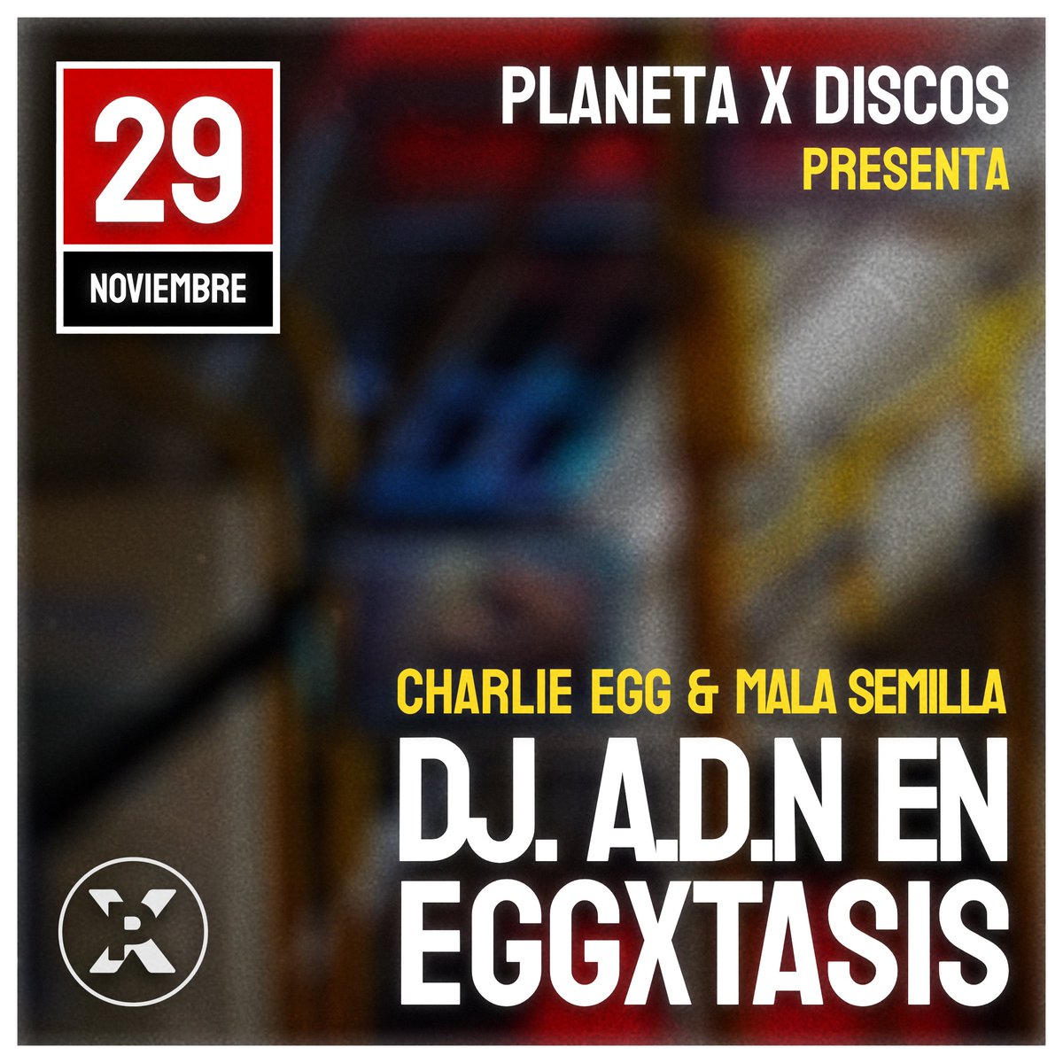 📢 ¡Atención!
🎶 "ADN en EggXtasis" llega este viernes 29 de noviembre.
Un viaje sonoro de <a href="/CharlieEgg/">Charlie Egg</a> 🥚 junto a la fuerza única de Mala Semilla 🌱.
💥 Producido por Planeta X Discos🌎, disponible en todas las plataformas de streaming.