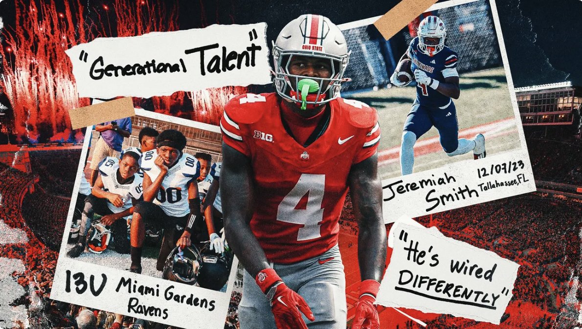 The legend of Jeremiah Smith began when thousands of fans packed his youth games and opponents begged for autographs. The hype only grew from there. I spent several days with his family and friends in South Florida for a deep dive on Ohio State's prodigy: foxsports.com/stories/colleg…