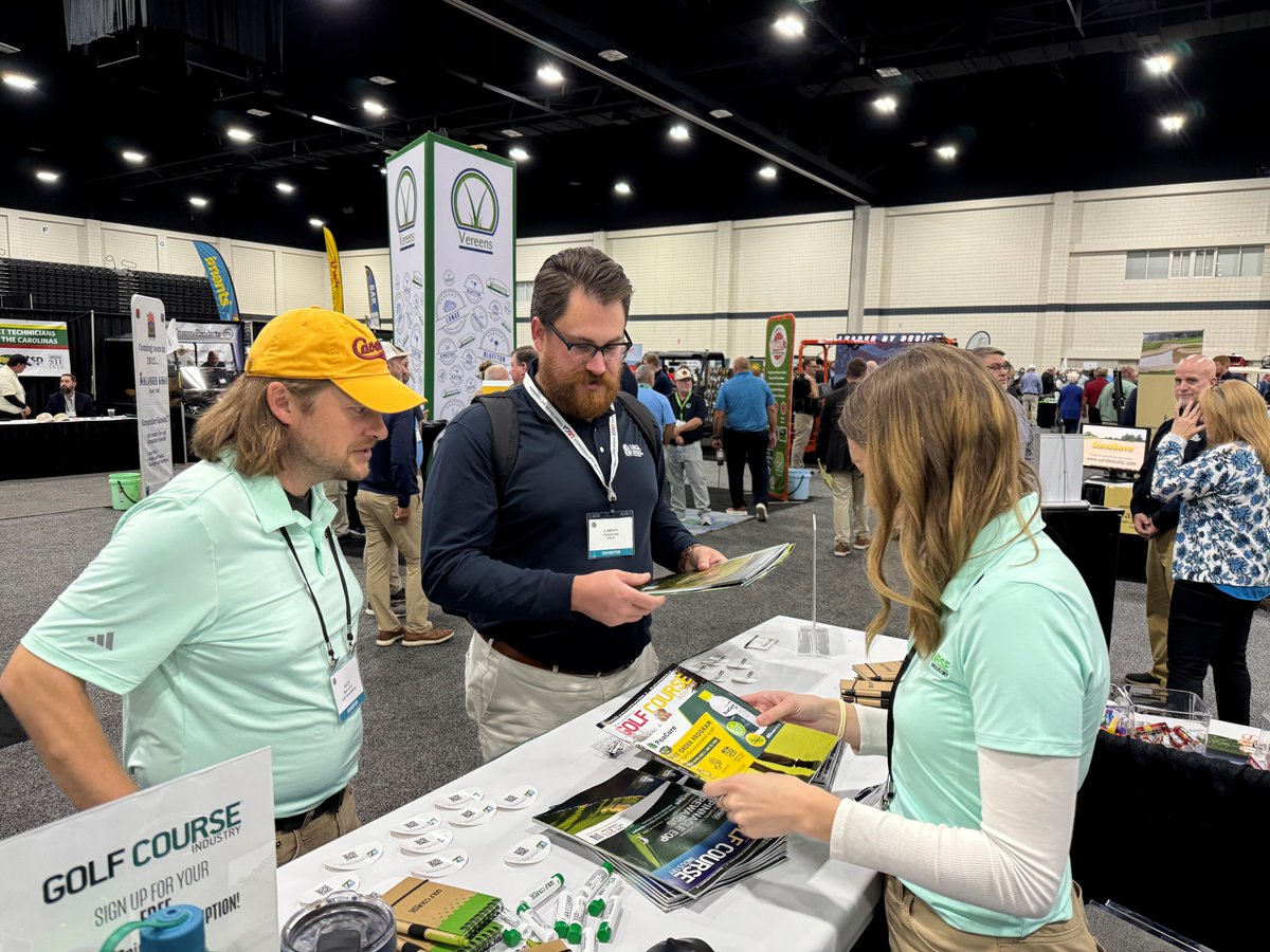 Hey, you were in the magazine!!!

It's always a cool trade show moment when a story and podcast subject visits our booth like <a href="/Letot_Carson/">Carson Letot, Ph.D.</a> did last week in Myrtle Beach. Here's our recent content involving Carson's efforts:

✍️golfcourseindustry.com/article/turf-a…
🔊golfcourseindustry.com/media/beyond-p…