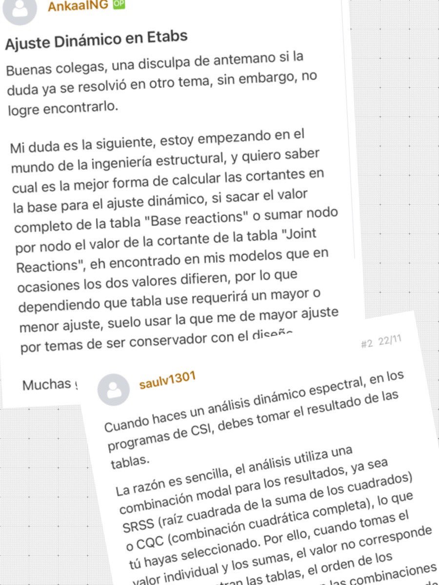 construaprende's tweet photo. Foros ConstruAprende: Ajuste Dinámico en Etabs https://t.co/pa0cbk3AFP https://t.co/WPFnfahE3A