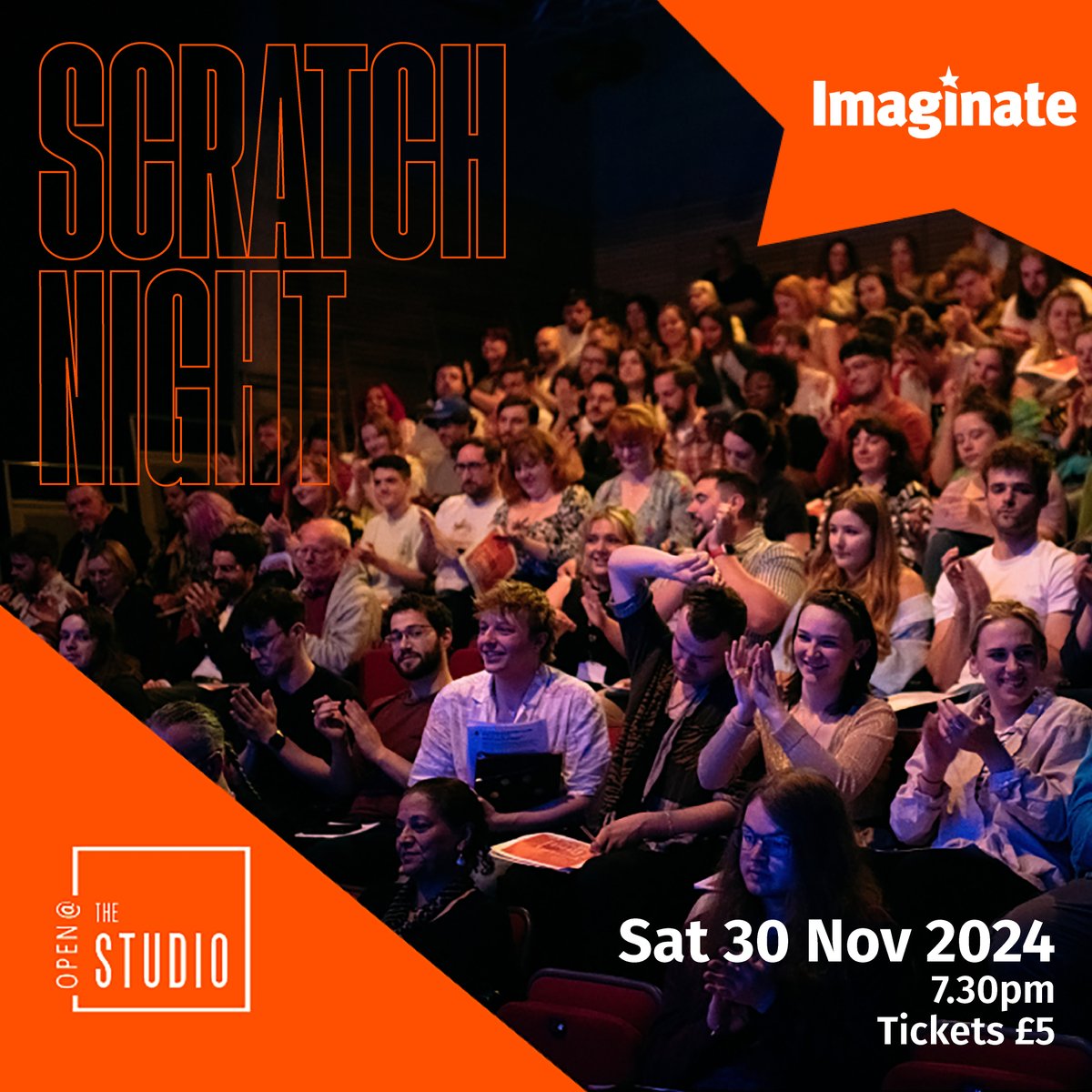 captheatres's tweet photo. π₯³ Saturday night is #ScratchNight!
This Sat, we're teaming up with @ImaginateUK to present an evening of exciting early-stage dance and theatre pieces for children and young people at #TheStudio.
π Sat 30 Nov 2024 at 7.30pm
ποΈ Get your tickets now: https://t.co/BdYyLQqriO https://t.co/3gJjgoTtoq
