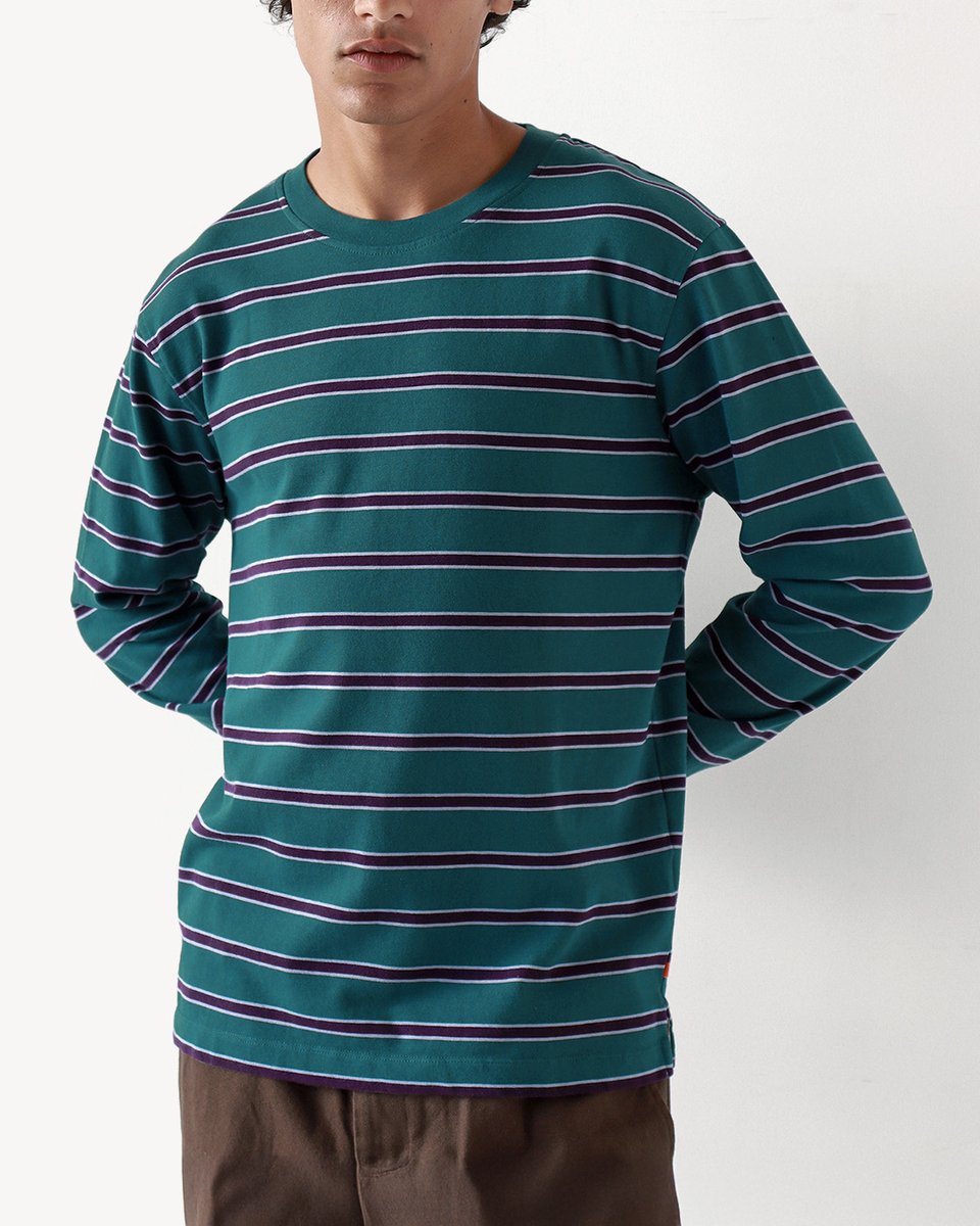 far___afield's tweet image. The Tres Stripe T-Shirt: crafted in Portugal from 270gsm carded cotton. 🇵🇹 #farafield 

farafield.uk/collections/tr…