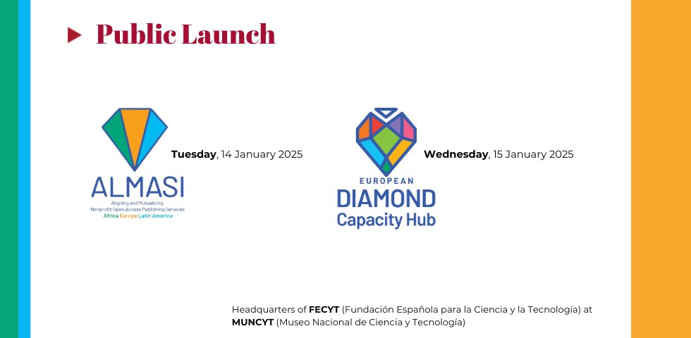 We are excited to announce that the programme for the joint launch event of the European Diamond Capacity Hub (EDCH) and the EU-funded ALMASI Project is now available, and registration is officially open!

Learn more: operas.hypotheses.org/7937

#DiamondOA #ALMASI