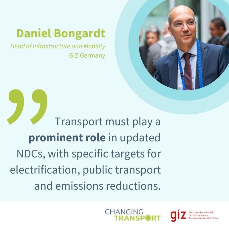 🌍🚗The transport sector was one of the key topics at #COP29 — but the outcomes were mixed.

Read our interview with Daniel Bongardt, Head of GIZ’s Transport team here: bit.ly/3VcM7RE

#WeChangeTransport #SustainableTransportDay