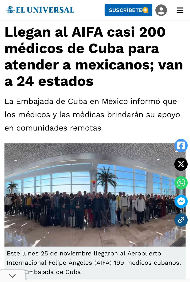 AmerangelLorenz's tweet photo. 4 puntos sobre los “médicos” cubanos:

1. No son médicos, son adoctrinadores socialistas

2. El dinero que paga México es para financiar a la dictadura cubana

3. Les pagan 10 veces más que a un médico mexicano

4. En México hay médicos suficientes

¡YA BASTA! https://t.co/wXdhxbxdln