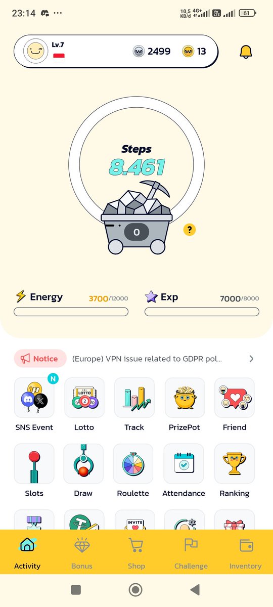 ainulya86427095's tweet image. JEPYRMF
#WalkMiningCommunityRaffle