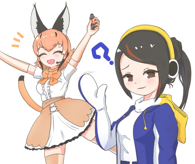「あかまむし…?」#カラカル展#舞台けものフレンズ 