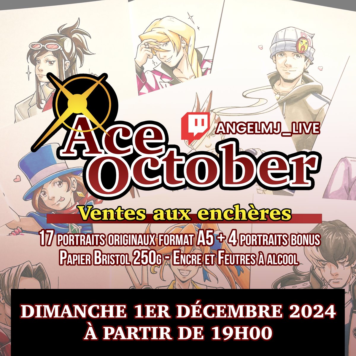 AtelierAngelMJ's tweet photo. Un instant ! Les enchères pour les dessins du Ace October 2024 auront lieu le Dimanche 1er Décembre à 19h sur ma chaîne Twitch.

À cette occasion j'ajoute 7 dessins supplémentaires à la vente !

17 - Ga'ran Sigatar Khura'in

Format A5 - Feutres Alcool https://t.co/ekBgYn0RmH