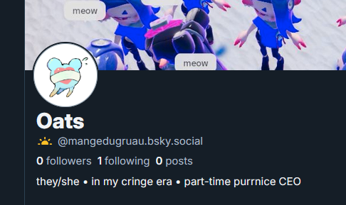 MangeDuGruau's tweet image. finally made an account,, i'll still be prioritizing twt but i'm here too now