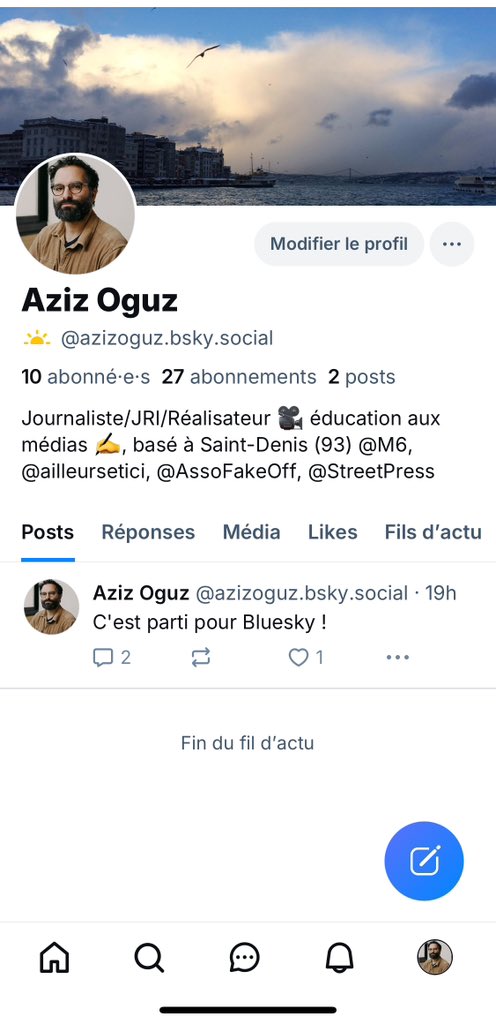 Mon compte Bluesky est créé : je vais petit à petit migrer sur la nouvelle plateforme, mais je ne supprime pas ce compte twitter ✌️