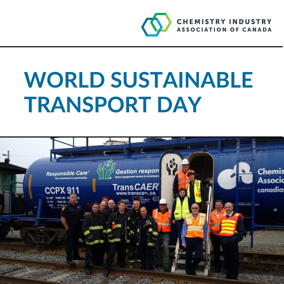 Happy World Sustainable Transport Day! Today, we highlight our commitment to the safe and efficient transport of chemicals across Canada. By prioritizing safety and sustainable practices, we support our communities &amp; industries. Learn more: canadianchemistry.ca/what-we-do/tra…