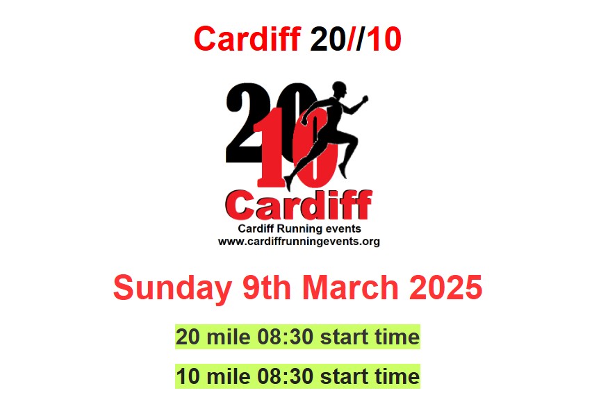 #Cardiffrunningevents Cardiff 20/10 #trailrace (09/03/25) entries are live #Fabian4Entries course uses tarmac paths - 1 or 2 identical laps fabian4.co.uk/default.aspx?E… Pls RT