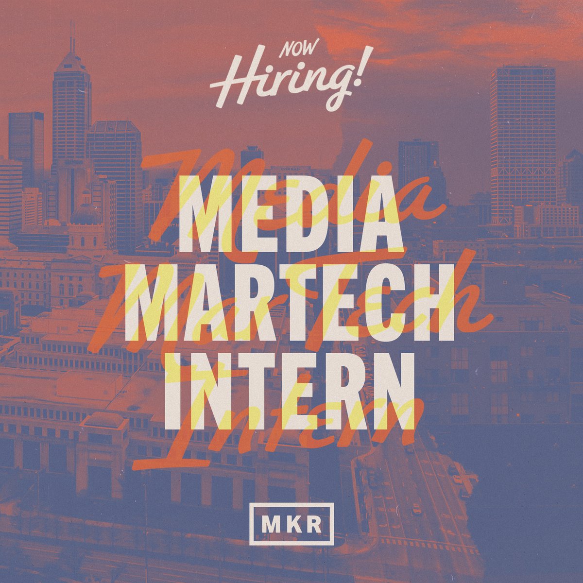 We're hiring a Media &amp; MarTech Intern to join our team for Spring 2025! 🎉

Get hands-on experience with paid media, social content, and campaign analytics. 📊💥 If you're a problem-solver with a love for learning, we want YOU.

Apply now! recruiting.paylocity.com/Recruiting/Job…