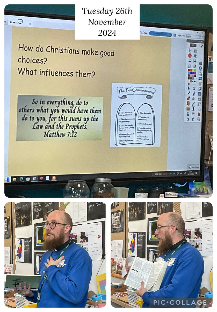 MarshfieldPS's tweet photo. Reverend Derek visited Year 2 this afternoon to share how Christians make good choices. We all learnt a lot from the vicar and Year 2 asked fantastic questions. #MPSRE #Excellence https://t.co/csOc0jzQJY