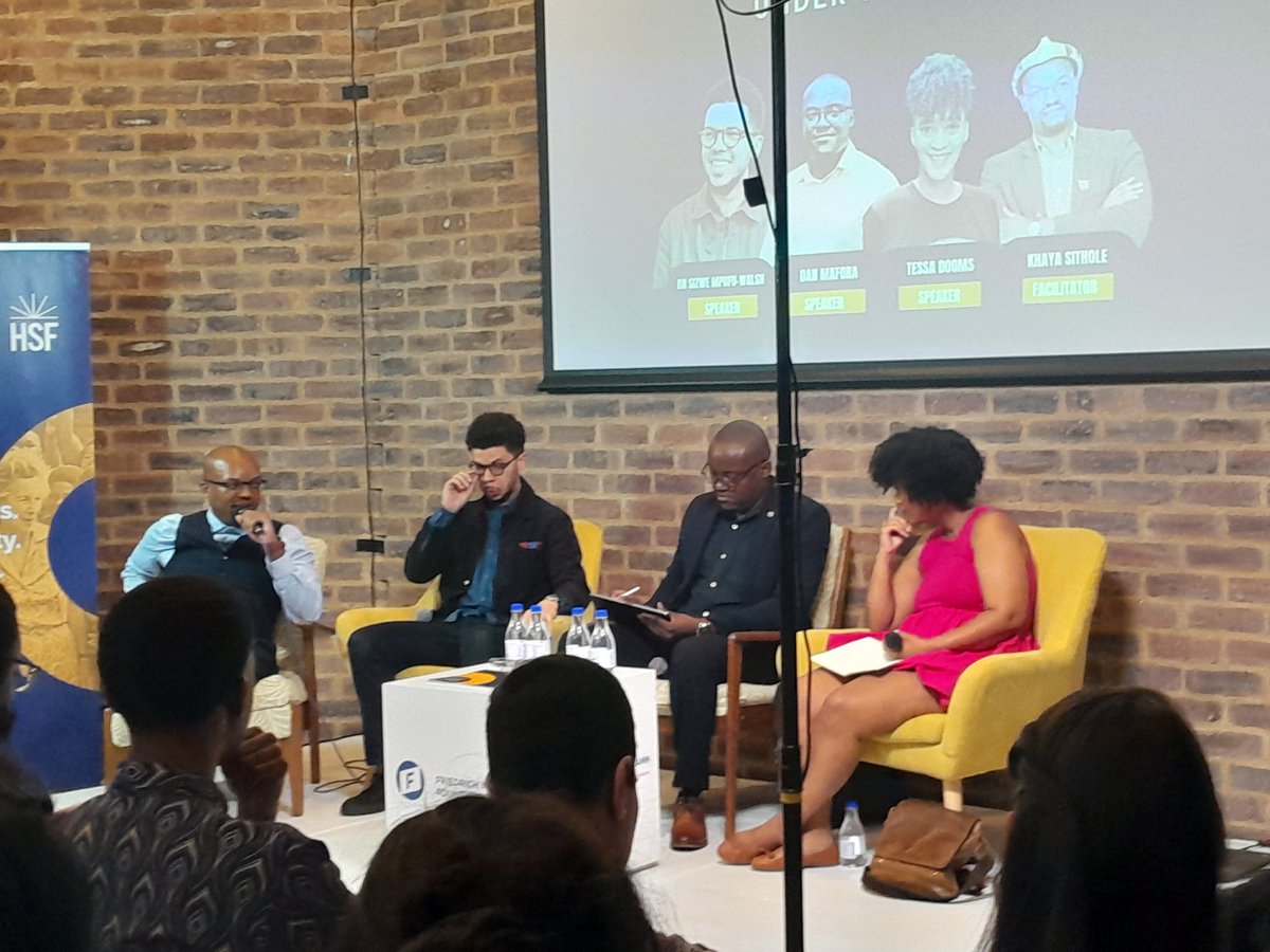 Helen Suzman Foundation (@helensuzmanfdn) on Twitter photo We have started with our roundtable. Our facilitator, <a href="/CoruscaKhaya/">Khaya Sithole</a> is giving his opening remarks.
Our speakers are <a href="/SizweMpofuWalsh/">Sizwe Mpofu-Walsh</a> <a href="/dansmywholename/">son of baldwin š¹</a>
<a href="/Tessa_Dooms/">Tessa Dooms</a>
<a href="/FNF_Africa/">Friedrich Naumann Foundation Africa</a>
#ConstitutionalismUnderGNU We have started with our roundtable. Our facilitator, <a href="/CoruscaKhaya/">Khaya Sithole</a> is giving his opening remarks.
Our speakers are <a href="/SizweMpofuWalsh/">Sizwe Mpofu-Walsh</a> <a href="/dansmywholename/">son of baldwin š¹</a>
<a href="/Tessa_Dooms/">Tessa Dooms</a>
<a href="/FNF_Africa/">Friedrich Naumann Foundation Africa</a>
#ConstitutionalismUnderGNU