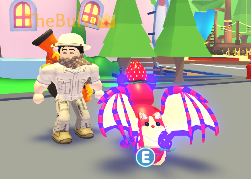 TheBulvi's tweet photo. The Strawberry Shortcake Bat Dragon Backpack...
It's a nice accessory to the SSBD pet wear theme
#adoptme #roblox #batdragon #strawberry https://t.co/PqlLtk7fcx