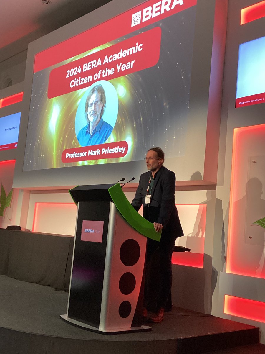 BERA (@beranews) on Twitter photo 🏆 The BERA 2024 Academic Citizen of the Year is presented to:
Professor Mark Priestley @MarkRPriestley
<a href="/StirUni/">University of Stirling</a>
Congratulations! 👏 #BERAawards 🏆 The BERA 2024 Academic Citizen of the Year is presented to:
Professor Mark Priestley @MarkRPriestley
<a href="/StirUni/">University of Stirling</a>
Congratulations! 👏 #BERAawards