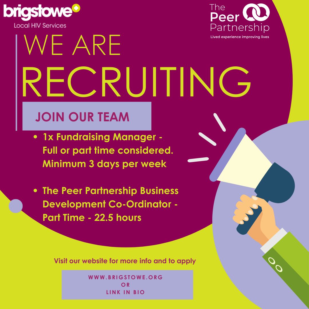 Join the team! Brigstowe are recruiting for 2 exciting roles.

More info on: brigstowe.org/support-our-wo… or just click the link in our bio!