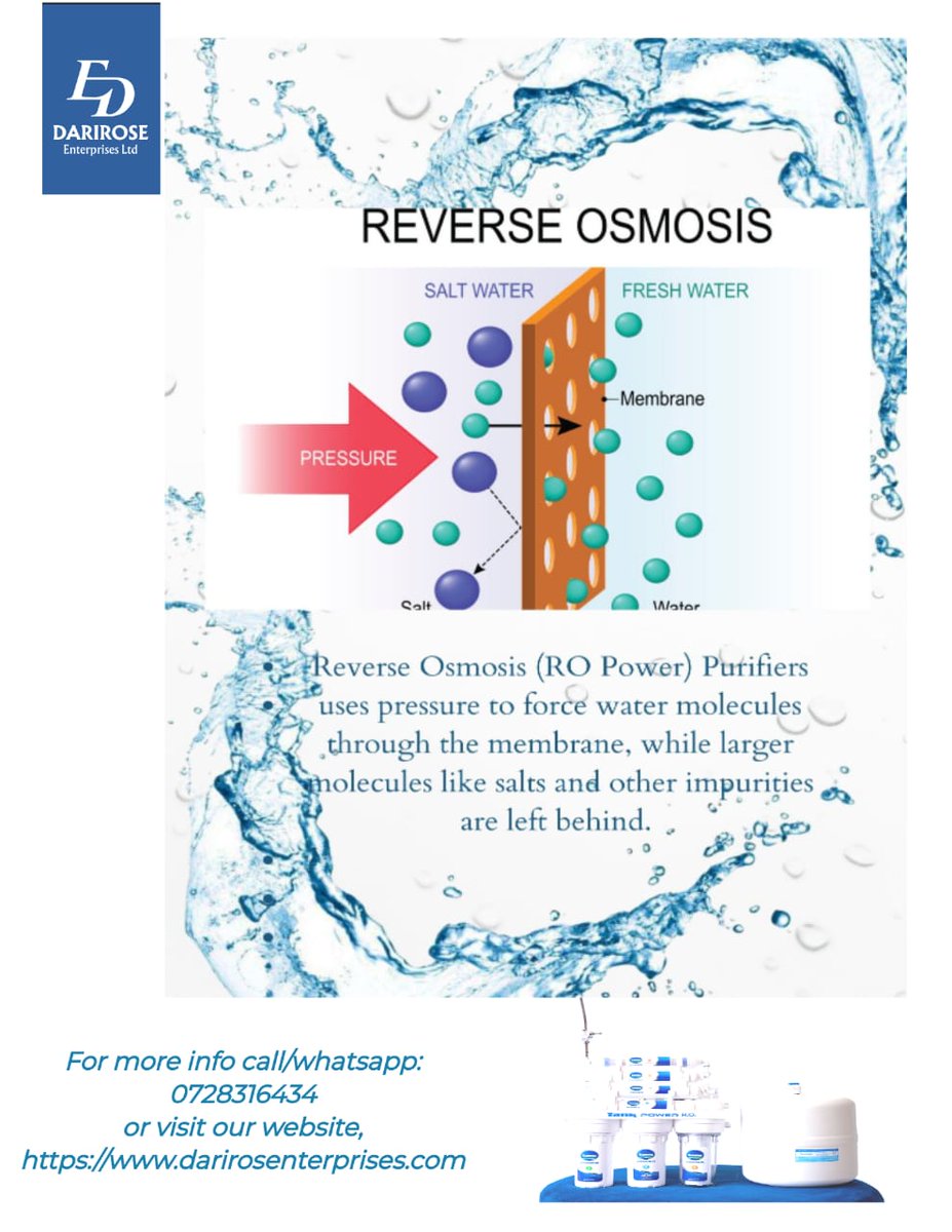 dariroseltd's tweet image. Trust the process.
#Safewater #Waterpurification #waterpurificationsystem #ROPower #waterquality #WaterIsLife