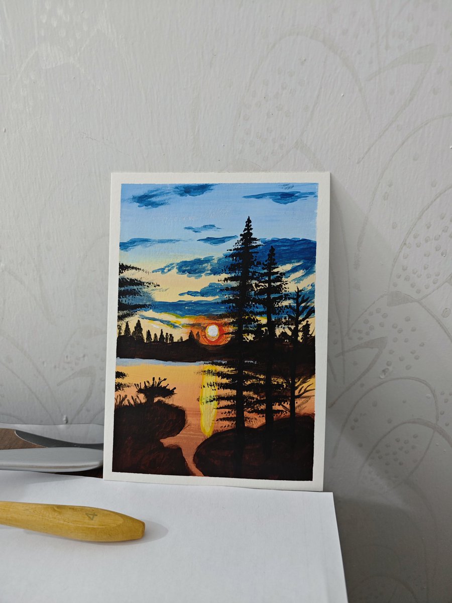 İlk A5 akrilik çalışmam. @alim_art_