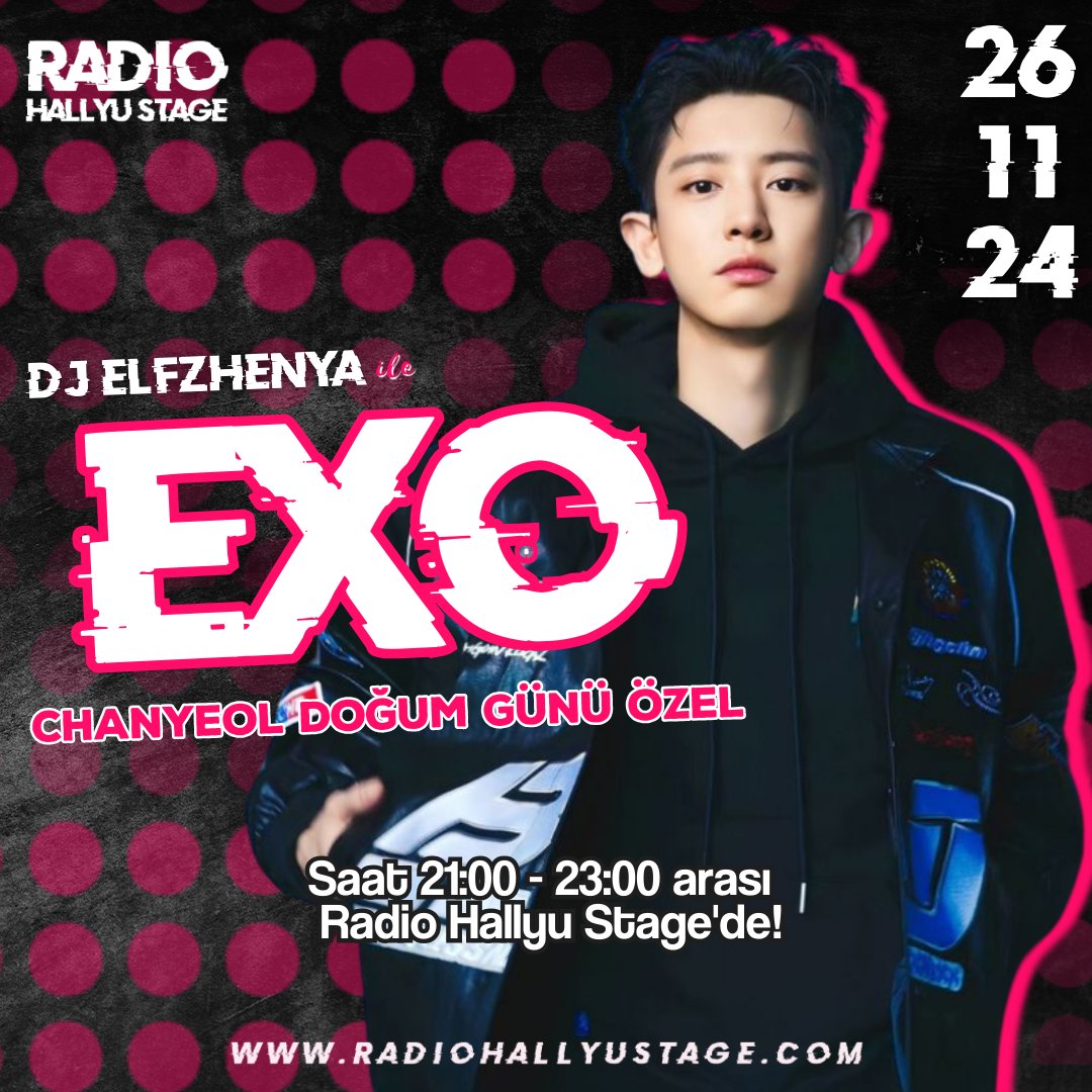 🎙| EXO ÖZEL YAYIN

Sizler çok özledik EXO-L 🥰 Chanyeol'ün doğum gününü hep birlikte kutlayıp özlem gidermeye ne dersiniz~ Saat 21:00'de sohbet panelinde buluşalım ❤️
radiohallyustage.com 
<a href="/exomagazintr/">EXO MAGAZINE TÜRKİYE</a>

#OurCloverLoeyDay
#찬열이란_행복이_쏟아져내리는_오늘
#HappyChanyeolDay