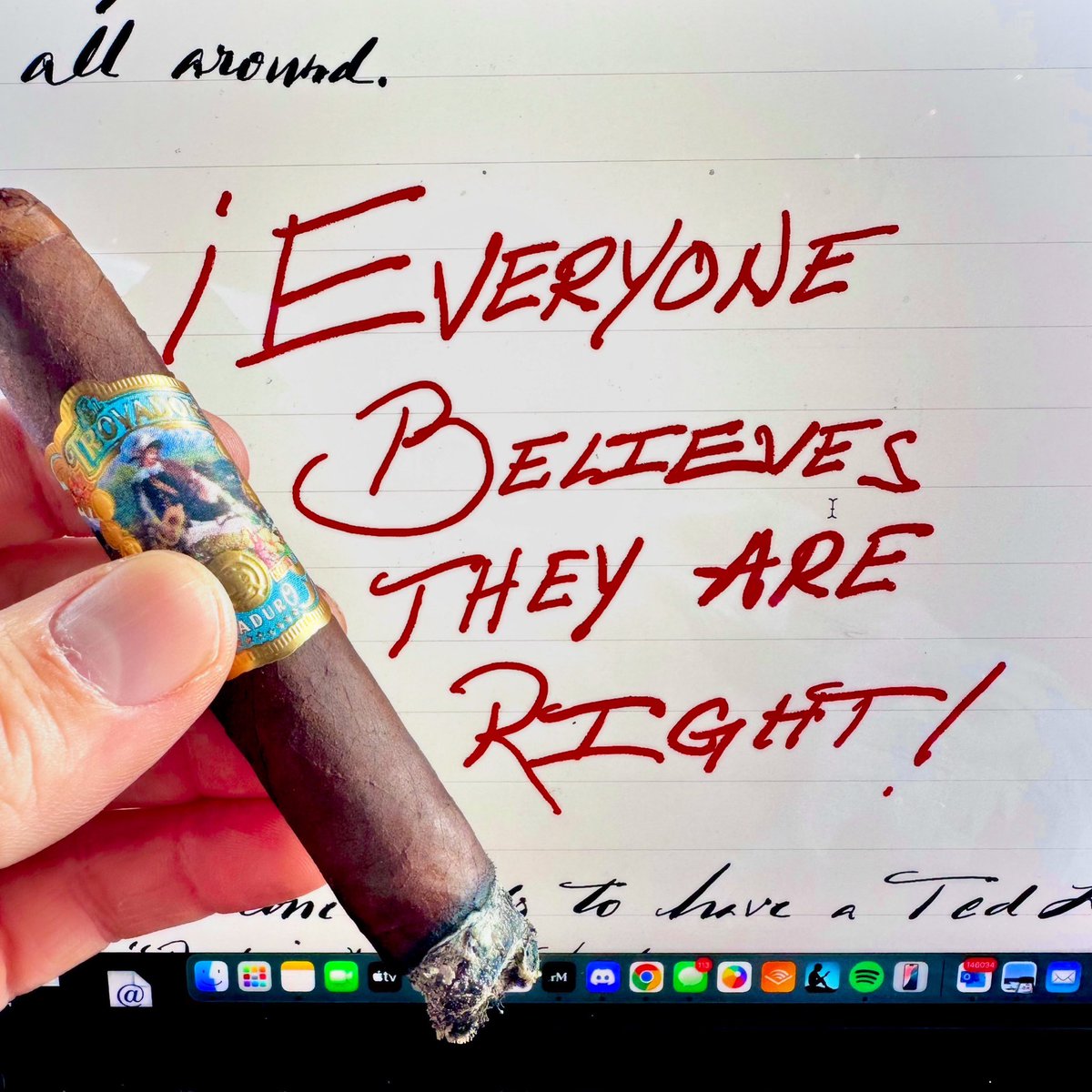 Brig_Berthold's tweet photo. So…this is about how my new story is going. Paired with EL TRAVADOR by @pdrcigars whose name comes from a Spanish play exploring themes of love, honor, and vengeance. Fitting hahaha
#Writer #Cigar https://t.co/4fifIoyxEt