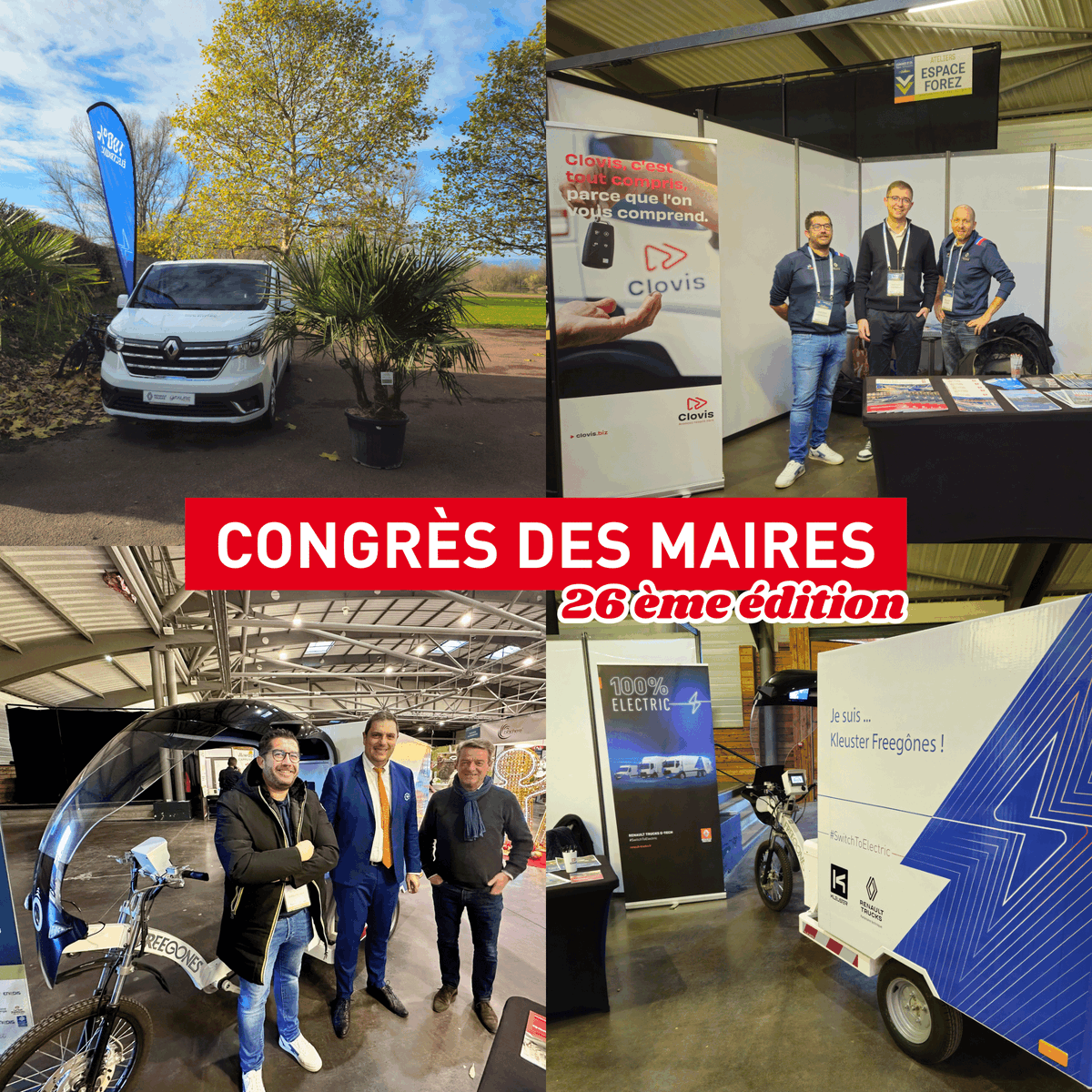 Fauretrucks's tweet photo. Retour sur la 26e édition du #Congrès des Maires où Faure Trucks et Faure Location étaient présents ! 🎉

L'occasion parfaite pour nos équipes de mettre en lumière l'ensemble des services proposés par le Groupe Faure 🚛

#fauretrucks #groupefaure #événement https://t.co/KPb76NnY1j