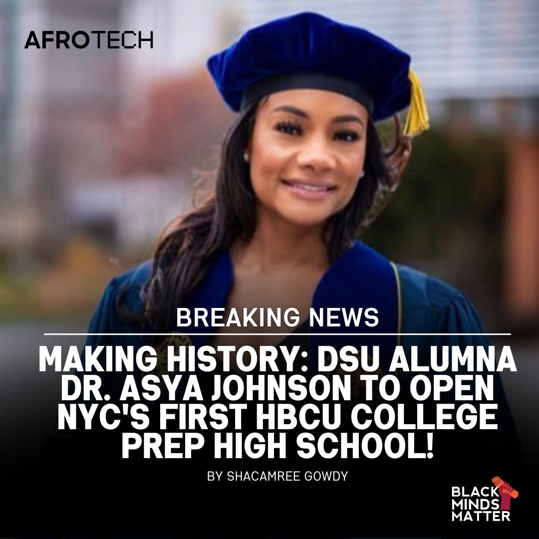🌟 Breaking: Dr. Asya Johnson, a DSU alumna &amp; NYC principal, is launching the 1st <a href="/HbcuECP/">HBCU Early College Prep</a> High School in NYC! 🎓

Starting Sept 2025, students will earn a diploma + Associate’s Degree—for free. A huge step for education equity! 🌍

#HBCUExcellence #EducationEquity