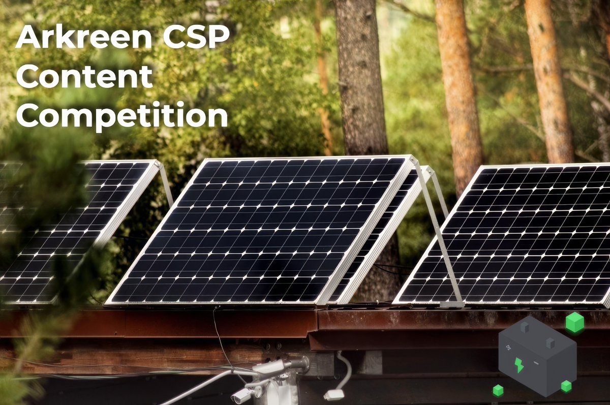 Dima35109517's tweet photo. 🍃Great news for active users of the @arkreen_network Ecosystem. The team has announced the launch of the Arkreen #CSP Content Competition, aimed at showcasing to the entire #WEB3 community just how widespread and innovative #ArkreenNetwork technologies are

⚡️The Arkreen initiative is a fantastic way to engage the community while promoting sustainable #EnergySolutions🏡

🧩By encouraging participants to present their unique #SolarSetups, the competition not only highlights creativity and innovation in #RenewableEnergy but also raises awareness about the potential of #SolarTechnology

💪Generous #Rewards for contributions add an exciting incentive, motivating more people to join and share their experiences. Don’t miss your chance to participate and compete for the grand prize in #AKRE Tokens⚙️