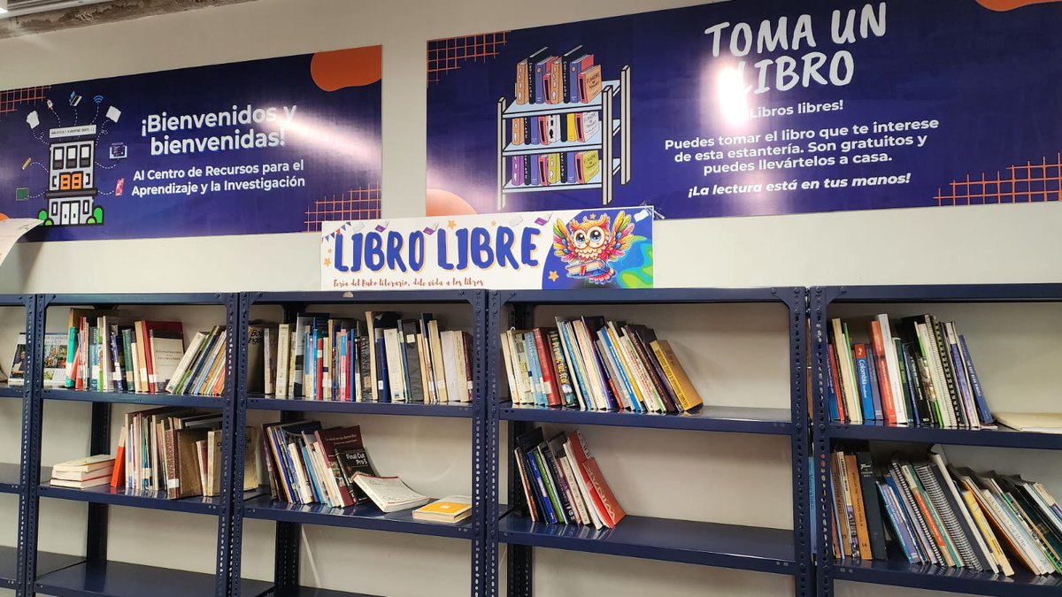 CRAIUCA's tweet image. 📚✨ ¿Te perdiste la **Feria del Libro Libre**? ¡No te preocupes! 😊

El CRAI siempre tiene libros para ti. Visita nuestra **Estantería Permanente del Libro Libre** en la entrada 🪶📖. Encuentra material para llevar a casa **¡completamente gratis!** 🎉✨

#LibroLibre #CRAI #UCA